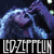 Four 50x50 pixel frames of a Led Zeppelin-themed animated buddy icon arranged in a contact sheet, each showing different band members with the band name text below.