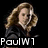 Four- of pixelated character portraits with overlaid text labels, each showing a different character in distinct attire against varied backgrounds