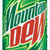A four- pixel art composition featuring Mountain Dew branding with stylized text and color blocks