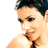 Static 48x48 pixel icon showing a close-up of a person's face with dark hair, light skin tone, and visible facial features including eyes, nose, mouth, and ear against white background.