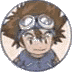 circular anime-style character icons with varied expressions and backgrounds, including human figures and animal-like creatures