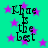 Green background with purple stars and black text reading 'Khae is the best' in pixelated font.