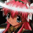 Pixelated anime-style character with pink hair and white headband on left, adjacent to black background with silver text "Anime IM" above cursive "com" on right.
