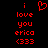 Red pixelated text and symbols on black background with a heart symbol above the word 'love'.