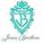 Animated icon shows a teal crest with 'J' and 'B' monogram, then transitions to group of five people in casual poses holding instruments.