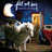 Pixelated image of a wolf howling at a crescent moon with text reading 'Fall Out Boy You Rock So' on blue background.
