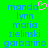 Green background with blue pixelated text listing names and a pink heart symbol above the first name.