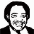 Black-and-white pixelated image of a person with short hair and a dark jacket, next to text reading 'sharpton for president yall' in blocky font.