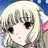 Pixelated anime-style character icon with blonde hair and pink ear accessory on left, black background with white text "Anime IM" and signature on right.