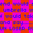 Blue text on a red and pink checkered background repeats phrases like 'send would send', 'umbrella w umbrella', 'f would takf would tak', 'and say......and say......', 'UN LOSER RUN LOSER RU' in a static pattern.