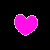 A 4x3 contact sheet of animated frames showing pink hearts with vertical white lines on a black background, each frame displaying subtle variations in heart shape and line placement.