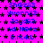 Static image with bright pink background, black star pattern, and blue text repeating 'Shazia', 'Yvonnii3', 'Jaydi3', 'nd Hatz', 'B.M.4L' in