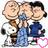 Three cartoon-style figures with exaggerated heads stand side-by-side, each wearing distinct clothing against a plain background.