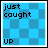 A 5x5 contact sheet of animated frames showing a blue checkered background with evolving text and handwritten-style script, forming the phrase "just caught up in a silly thing called love" across multiple sampled frames.