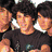 Six distinct pixelated images of people arranged in a , with one image featuring text and a heart symbol