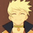 Pixelated character with spiky blonde hair, closed eyes, and a smile on a brown background; orange text reads "don't you want to hug him?" and "Guy Cecil <3".