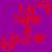 Red pixelated text on purple background with red square outlines, displaying 'My Name Is Andrew' in four identical repeated sections.