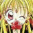 A 48x48 pixel buddy icon featuring a stylized anime character with yellow hair and red lips on the left, paired with "Anime IM" text in white pixelated font on black background on the right.