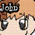 Six pixel-art character icons arranged in a , each with distinct names and visual styles including anime-style eyes and text labels