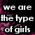 Static image with white text on black background and pink floral pattern, displaying song lyrics and artist names.