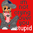 A 3x3 contact sheet of a pixel art animated icon featuring a cartoon girl with gray hat and outfit, pink star necklace, and white shoes against red background, showing text variations across frames.