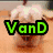 A four- of pixelated images featuring dogs with overlaid text: 'VanD' in green, 'LOVES' in pink, and 'Dogs!!!' in yellow