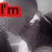 Animated sequence of red-outlined text fragments forming 'I'm In Love With Steph' over a grayscale anime-style background with repeated character faces.
