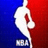 A pixelated image with a blue and red background featuring the NBA logo, text reading "DOUBLE DOUBLE" below it, and additional text to the right.
