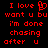 Red pixelated text on black background with a heart symbol replacing 'u' in the left
