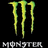 Green claw marks on black background with 'MONSTER' text, pink pixelated text on yellow background reading 'I ONLY PARTY END IN "Y" ON DAYS THAT'.