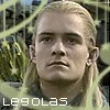 nine shows a person with long blonde hair in various poses, each displaying the text 'LEGOLAS' below
