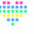 A static image of multiple heart-shaped icons in various colors and styles arranged in a