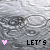 Animated contact sheet of a 5x5 grid showing sequential frames of an AIM buddy icon with changing text and heart symbols over a textured gray background.