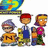 Pixelated image of four cartoon characters with a globe, blue text reading 'I HAVE THAA POWAA', 'LIKE ROCKET POWER', and 'NOT KATIE!' on a light purple background.