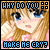 A 2x2 contact sheet of four identical pixel art frames showing a blonde anime-style girl with blue eyes and pink cheeks, wearing a pink top, holding her hand near her face, with text "WHY DO YOU" above and "MAKE ME CRY?" below in blocky blue font on black background.