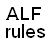 A split-frame contact sheet showing a text-based icon on the left and an animated character on the right, with visible pixelation in both sections.