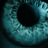 Pixelated teal eye with black pupil and white text reading "I'M ON THE NAUGHTY STEP!" on right side.