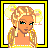 Animated contact sheet of a 3x3 grid showing pixel art frames with yellow chicks, a blonde character in various poses, and text variations reading "Got Chick Chicks?".