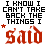 repeated text-based icons showing "I KNOW I CAN'T TAKE BACK THE THINGS I SAID" with red stars and color variations