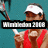 A tennis player in a red sleeveless top and white visor holds a racket, with text overlays changing between 'Wimbledon 2008' and 'Ana Ivanovic'.