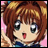A pixelated anime-style character with brown hair and large blue eyes appears on the left side of a contact sheet, while the right side displays stylized text reading "Anime IM" above smaller text that may be "COM" or similar.