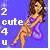 Pixelated static image of a woman in a colorful outfit against a blue background with white text elements.