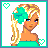 Pixel art contact sheet showing a beach-themed animated character with multiple views and text variations in 3x3 grid layout.