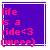 Static pixelated icon with purple and pink gradient background, white border, and scattered pink pixel clusters.