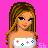 Pixel art contact sheet of a female character in three poses against pink background with text elements and heart icons.