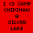 Pixelated text displays 'I <3 CAMP CHIPINAW @ SILVER LAKE' across four with red, white, and pink backgrounds