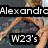 Pixelated image with text overlays and colorful background elements including hearts, circles, and abstract shapes.
