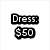Pixelated displays dress, tiara, and make-up prices with a central photo of a person and 'PRICELESS' text