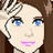 Pixelated cartoon-style face with brown hair, blue eyes, and pink lips; one version shows a hand near the head, another shows a gray background.