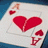 A pixelated image of a red Ace of Hearts playing card with text reading "Sometimes... it's best to walk away with a broken heart..." and "/3".